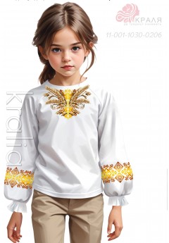 Дівчача сорочка (габардин) (1030-0206)