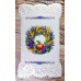 Рушник з перфорованим мереживом та атласною підкладкою (4560-9145) Рушник з перфорованим мереживом та атласною підкладкою (4560-9145)