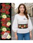 Пояс для вишивки чорний (3599-0025)