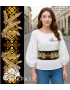 Пояс для вишивки чорний (3599-0206)
