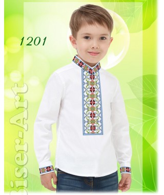 Заготовка для вишивки Хлопчачої сорочки, льон білий (1201) Заготовка для вишивки Хлопчачої сорочки, льон білий (1201)