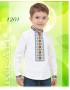 Заготовка для вишивки Хлопчачої сорочки, льон білий (1201)