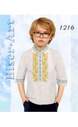 Заготовка для вишивки Хлопчачої сорочки, льон невибілений (1216-05) Заготовка для вишивки Хлопчачої сорочки, льон невибілений (1216-05)