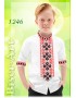 Заготовка для вишивки Хлопчачої сорочки, льон білий (1246)