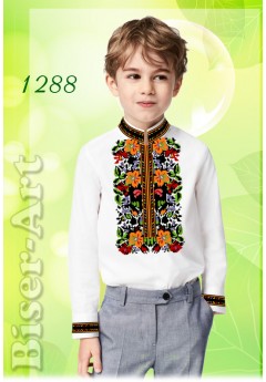 Заготовка для вишивки Хлопчачої сорочки, льон білий (1288)