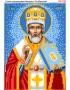 Схема для вишивки бісером (нитками) «Миколай Чудотворець» (130)