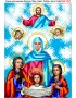 Схема вишивки бісером (хрестиком) - «Віра, Надія, Любов та їх матір Софія (152)»