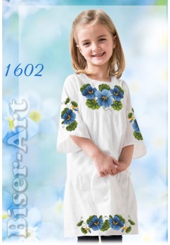 Плаття дитяче, льон білий (1602) Плаття дитяче, льон білий (1602)