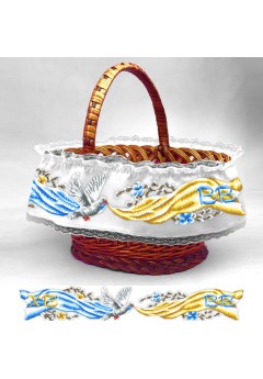 Стрічка на кошик для вишивки бісером(нитками)(16110170)