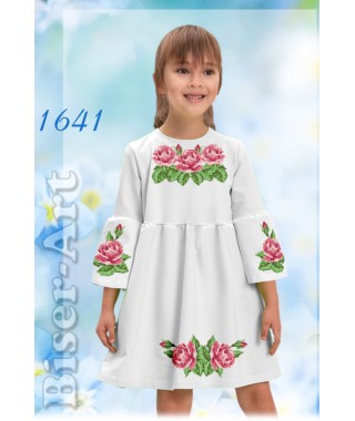 Плаття дитяче, габардин білий (1641)