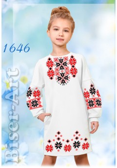 Плаття дитяче, льон білий (1646) Плаття дитяче, льон білий (1646)