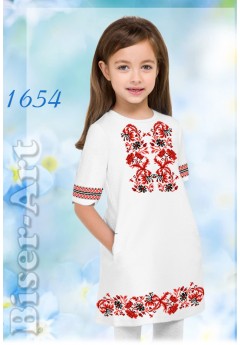 Плаття дитяче, льон білий (1654) Плаття дитяче, льон білий (1654)