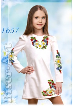 Плаття дитяче, льон білий (1657) Плаття дитяче, льон білий (1657)