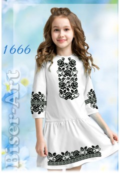 Плаття дитяче, льон білий (1666) Плаття дитяче, льон білий (1666)