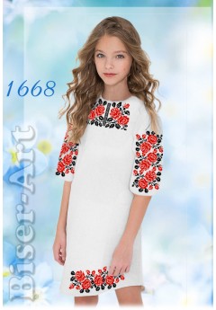 Плаття дитяче, льон білий (1668) Плаття дитяче, льон білий (1668)