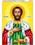 Схема вишивки бісером (хрестиком) Олександр Невський (177)
