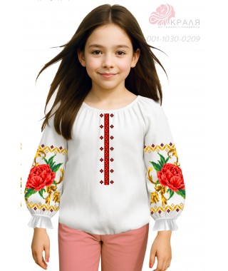 Дівчача сорочка (льон) (1030-0209) Дівчача сорочка (льон) (1030-0209)