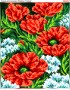 Схема вишивки бісером (хрестиком) «Макове поле (237)»