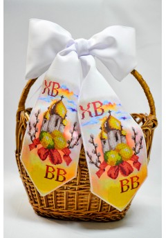 Бант пасхальний для вишивки бісером (нитками) (24003) Бант пасхальний для вишивки бісером (нитками) (24003)