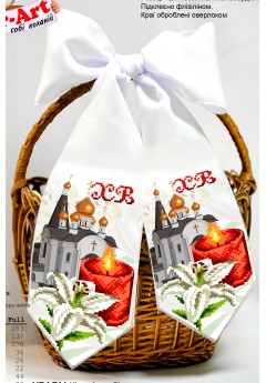 Бант пасхальний для вишивки бісером (нитками) (24013) Бант пасхальний для вишивки бісером (нитками) (24013)