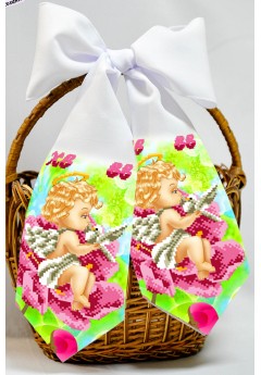 Бант пасхальний для вишивки бісером (нитками) (24017) Бант пасхальний для вишивки бісером (нитками) (24017)