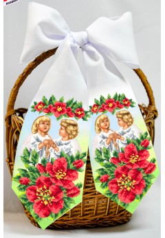 Бант пасхальний для вишивки бісером (нитками) (24022) Бант пасхальний для вишивки бісером (нитками) (24022)