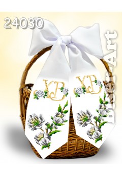 Бант для вишивки бісером (нитками) (24030) Бант для вишивки бісером (нитками) (24030)