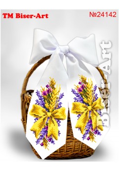 Бант для вишивки бісером (нитками) (24142) Бант для вишивки бісером (нитками) (24142)