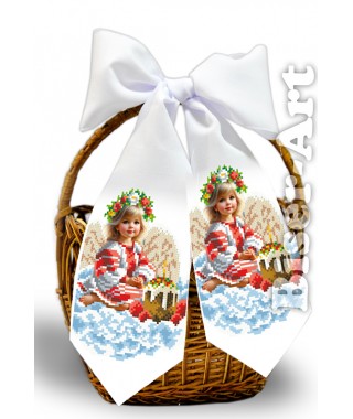Бант пасхальний для вишивки бісером (нитками) (24189)