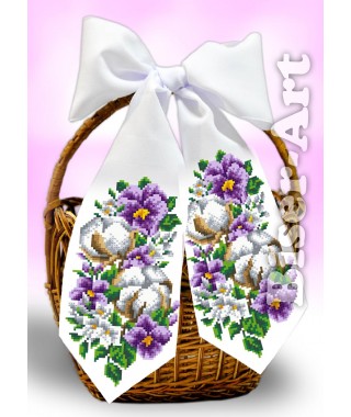 Бант пасхальний для вишивки бісером (нитками) (24200)