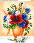 Схема вишивки бісером (хрестиком) «Польові квіти (260)»