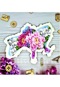 Схема *Квіти* в обрамленні Україна (2720004)