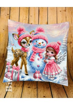 Пошита подушка з наволочкою для вишивання (2929604)