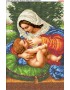 Схема для вишивки бісером (нитками) Мадонна з немовлям Годувальниця (3004)