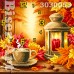 Годинник для вишивки бісером (нитками) Золота осінь (3030053) Годинник для вишивки бісером (нитками) Золота осінь (3030053)
