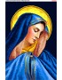 Схема для вишивки бісером (нитками) Мадонна Долорес (3041)