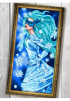 Схема вишивки бісером (хрестиком) Зима (3060017)