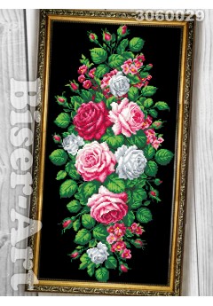 Схема вишивки бісером (хрестиком) Троянди (3060029)