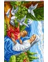Схема для вишивки бісером (нитками) Мадонна з голубами (3061)