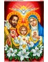 Схема для вишивки бісером (нитками) Святе сімейство (3064)