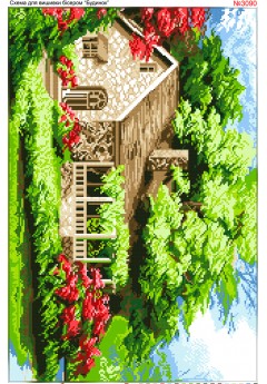 Схема для вишивки бісером (нитками) Будинок (3090)