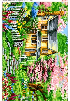 Схема для вишивки бісером (нитками) Будинок (3091)