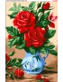 Схема для вишивки бісером (нитками) Букет троянд (3095)