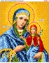 Схема вишивки бісером (хрестиком) «Св.Анна (311)»