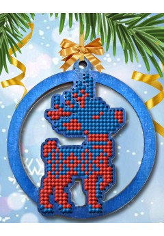 Іграшка з фанери під вишику бісером (3381)