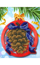 Іграшка з фанери під вишику бісером (3385)