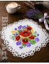 Серветка з перфорованим мереживом для вишивки (3535006)