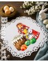 Пасхальна серветка з перфорованим мереживом (3535030)