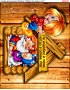Схема вишивки бісером (хрестиком) «Оберіг для ладу в сім'ї (370)»