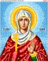Схема вишивки бісером (хрестиком) «Галина (401)»